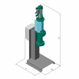 Pneumatic piston pump